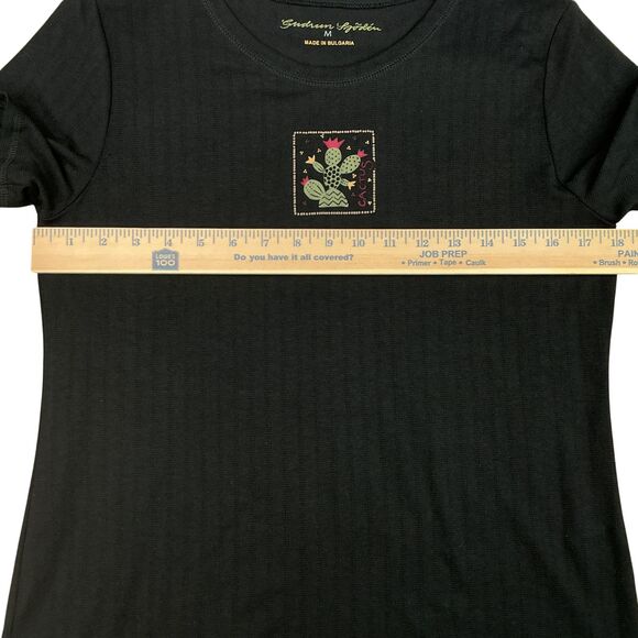 Gudrun Sjoden Cactus Graphic Tee Shirt Top Women's M Short Sleeve Crew BOHO Art - Picture 11 of 12
